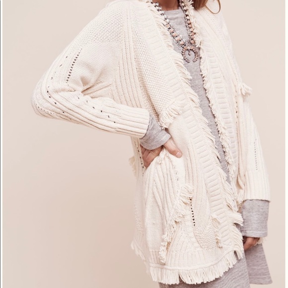 Anthropologie Sweaters - Anthropologie Rima Fringe Cardigan